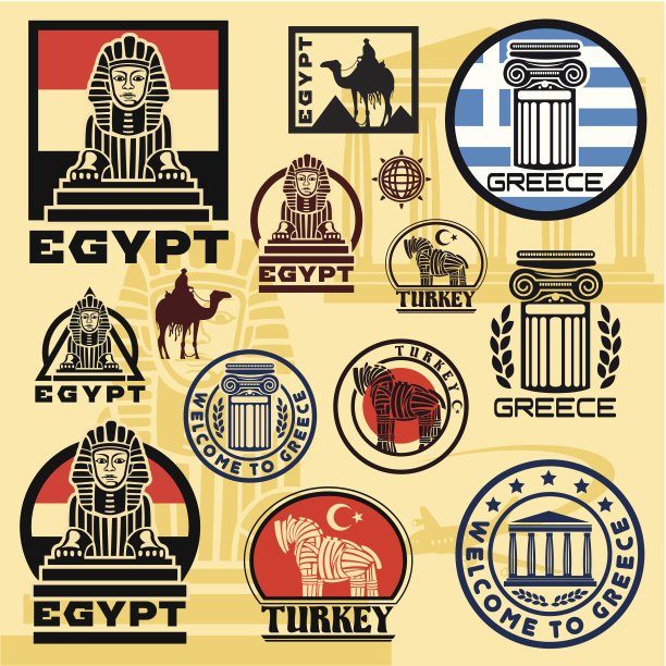在埃及、希腊和土耳其旅游图片下载