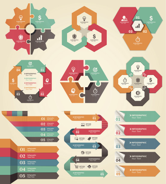 信息图表的概念元素图片下载