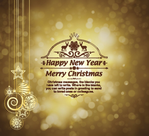 明亮的圣诞球图片下载