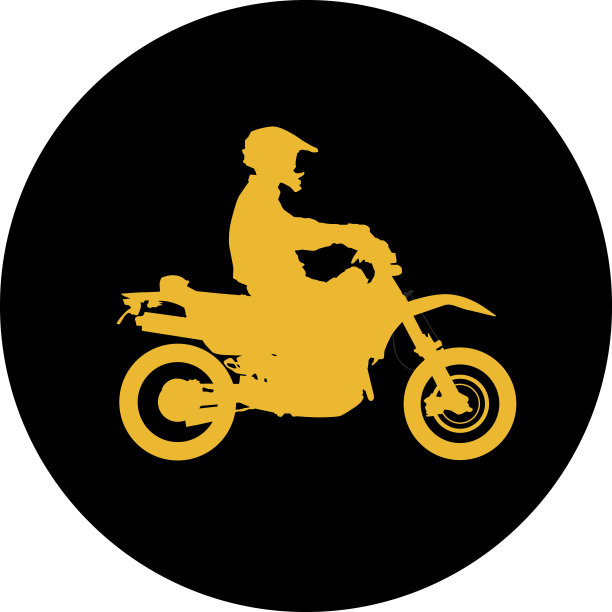黄金的摩托车骑手图片下载
