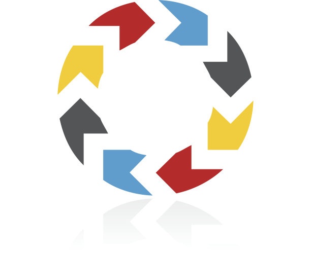 雪佛龙图表图标上的白色背景。-颜色系列图片下载