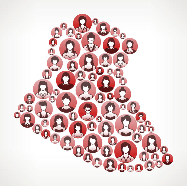 伊拉克妇女面临女孩权力模式。图片下载