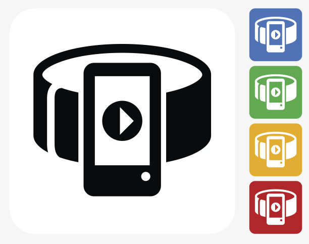腕表图标平面设计图片下载
