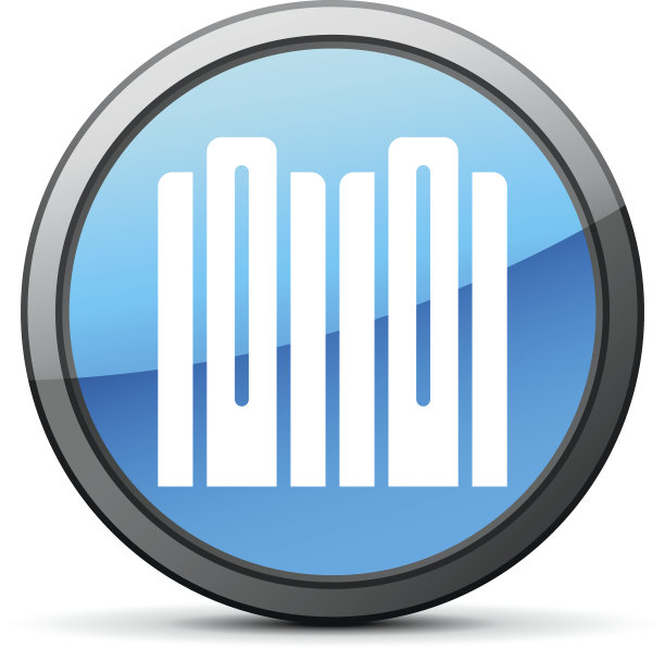 圆形网络服务器图标图片下载