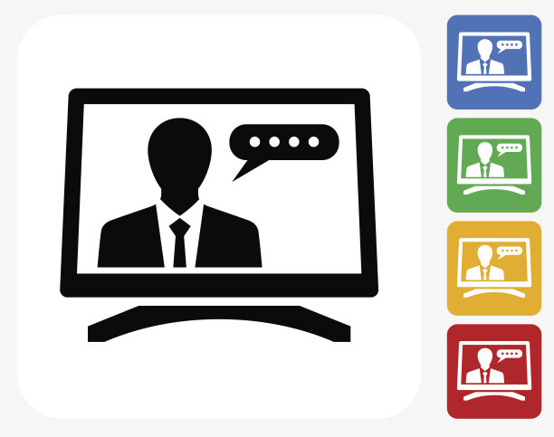 计算机通讯图标平面设计图片下载