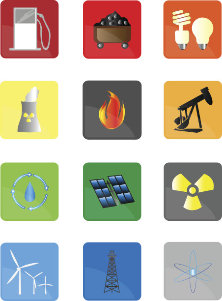 各种能源电源图标图片下载