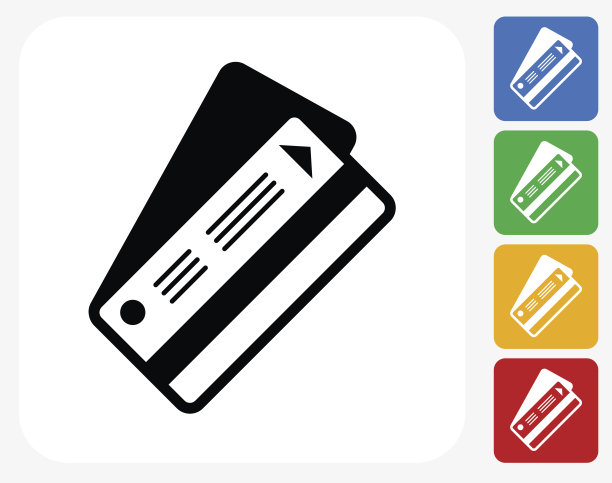 票证图标平面图形设计图片下载