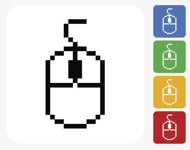 电脑鼠标图标平面设计图片下载