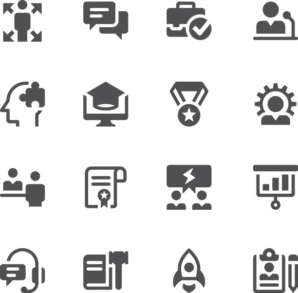 教育和职业图标图片下载