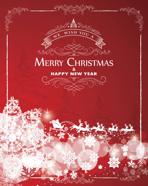 圣诞老人来了图片下载