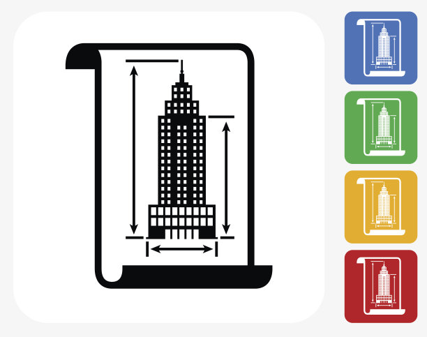 建筑图标平面设计图片下载