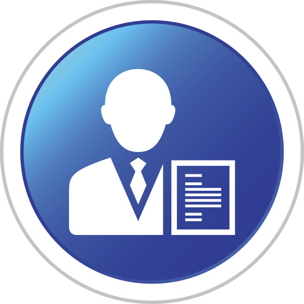 商人图标上的圆形按钮。——StickerSeries图片下载