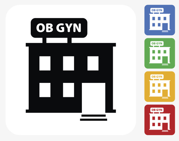 妇科办公室图标平面设计图片下载