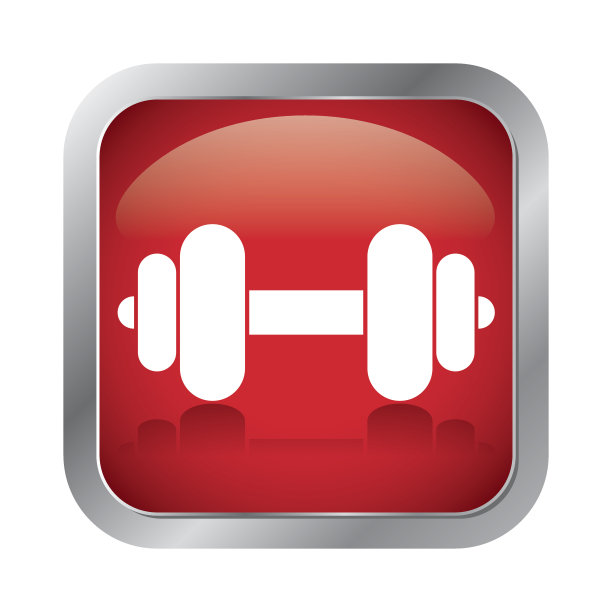 哑铃图标矢量图片下载