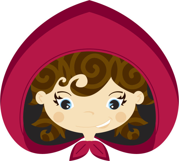 可爱的小红帽图片下载