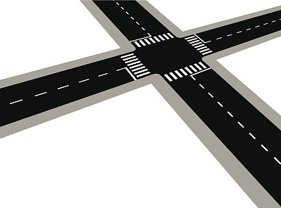 十字路口图片下载
