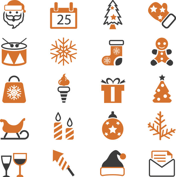 圣诞节图标设置图片下载