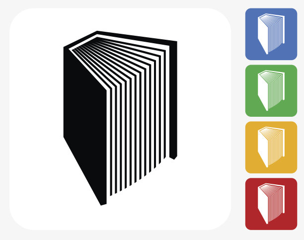 书籍图标平面设计图片下载