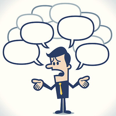 担心商人交谈图片下载