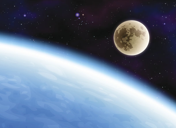 地球和月球图片下载