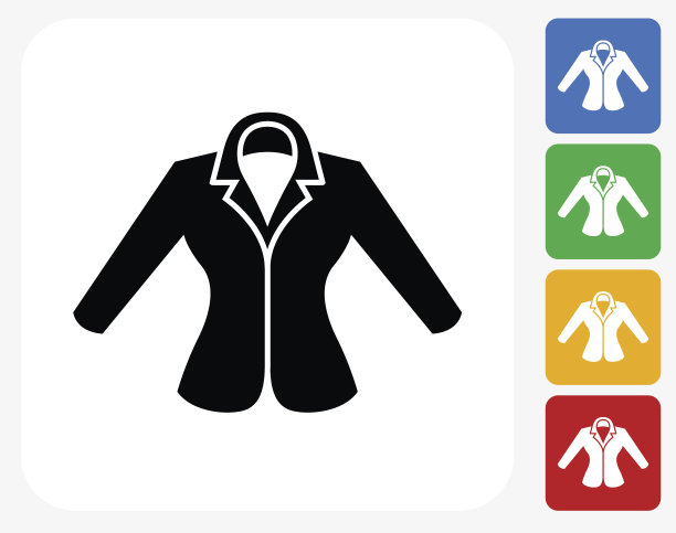 夹克图标平面设计图片下载