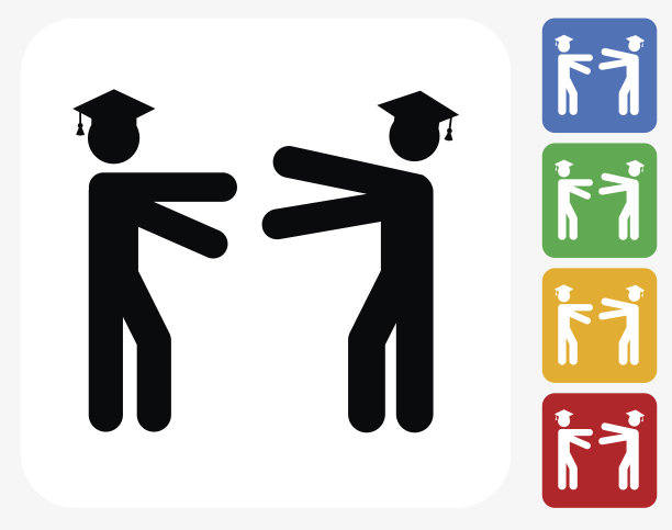 毕业图标平面设计图片下载