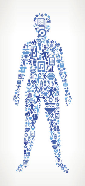 女性棒状身材健身和饮食矢量按钮模式图片下载