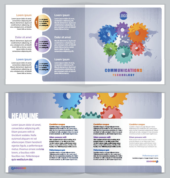 平面设计模板“通讯技术”图片下载