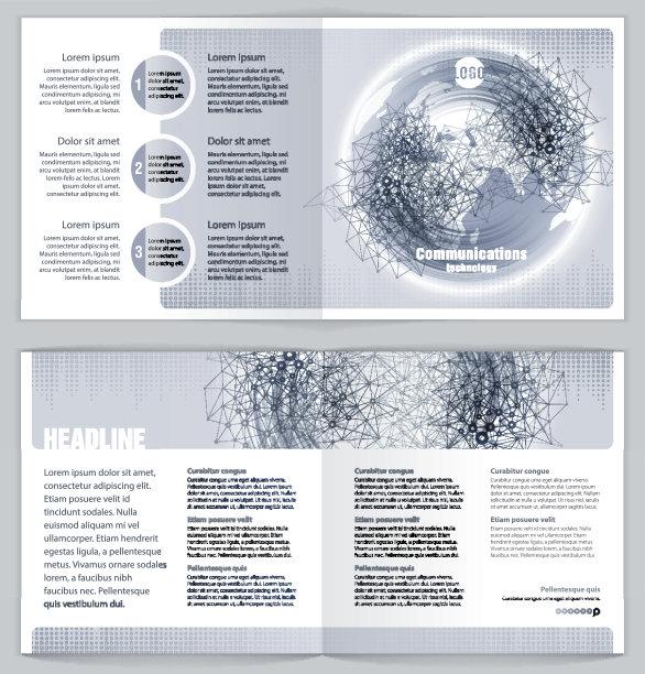 平面设计模板“通讯技术”图片下载