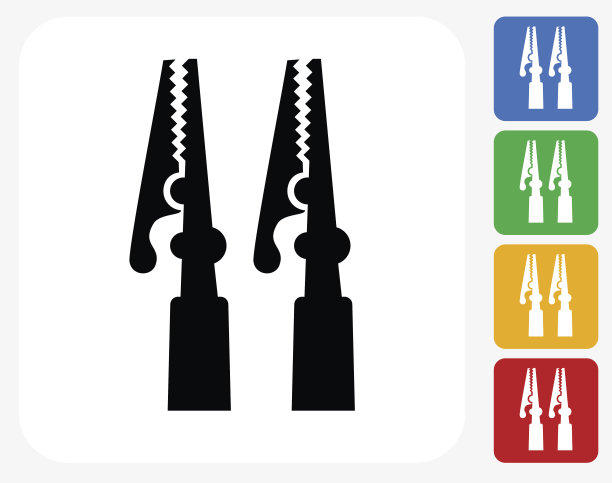 电连接器图标平面图形设计图片下载