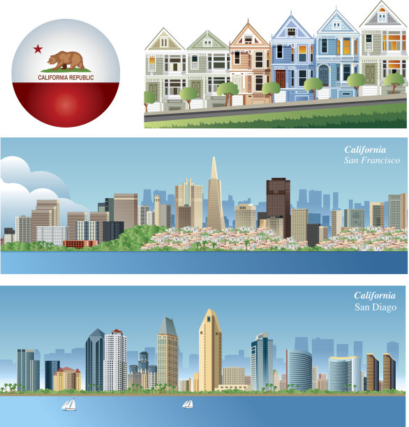 加州的符号图片下载