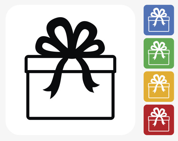 呈现图标平面设计图片下载