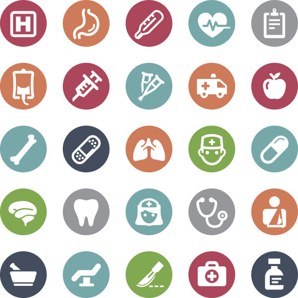 医疗保健图标- Bijou系列图片下载