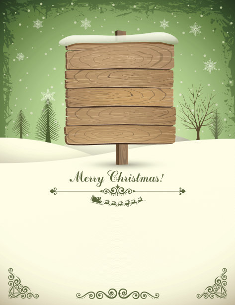 圣诞木签图片下载