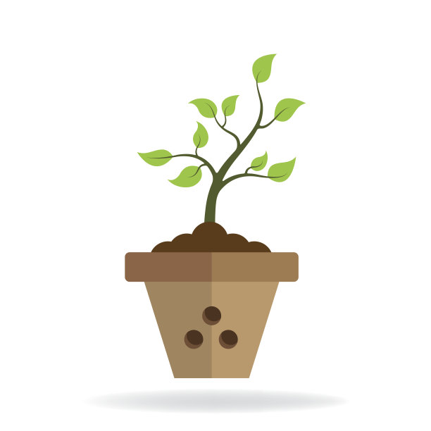 盆栽向量图片下载