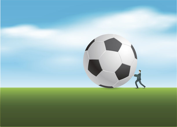 推一个大足球图片下载