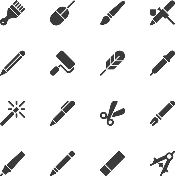 设计工具图标-常规图片下载