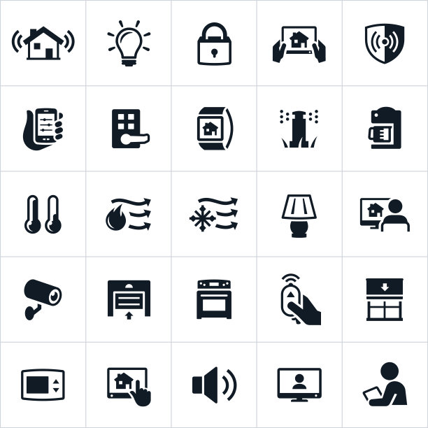 智能家居自动化图标图片下载