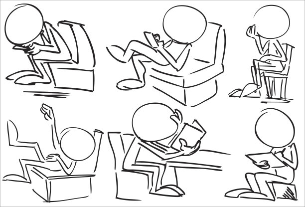 一对夫妇坐在椅子上图片下载