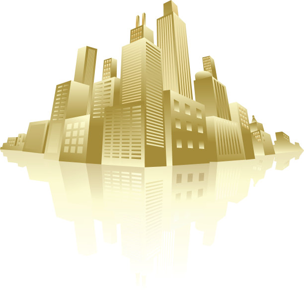 金色的城市图片下载