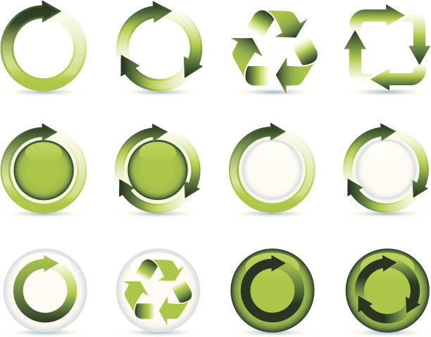 回收符号和图标图片下载