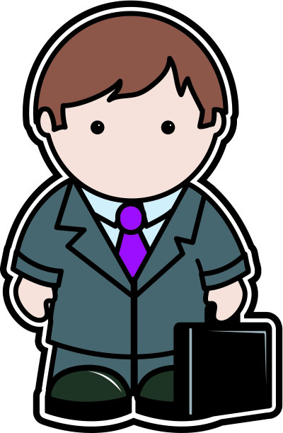 可爱的商人图片下载