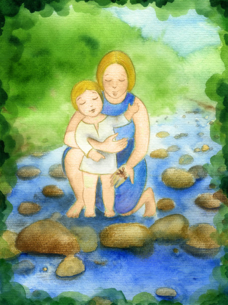 母亲与孩子图片下载