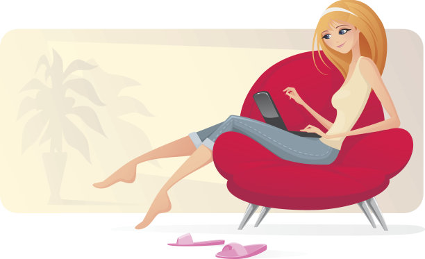 女人用的笔记本电脑图片下载