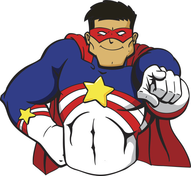 超级英雄指向图片下载