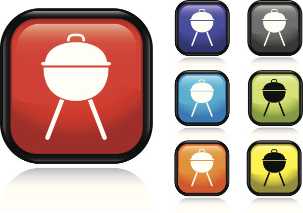 烧烤烤架图标图片下载