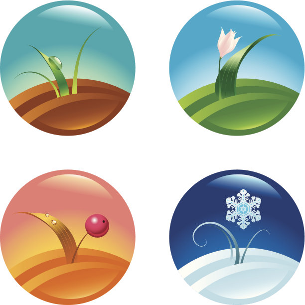 四个季节图片下载