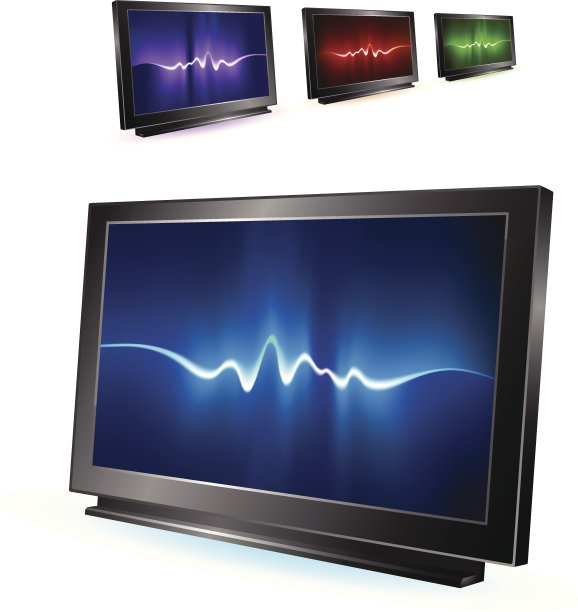 视觉显示与抽象的波浪背景图片下载