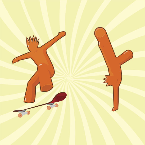 溜冰者和舞者图片下载