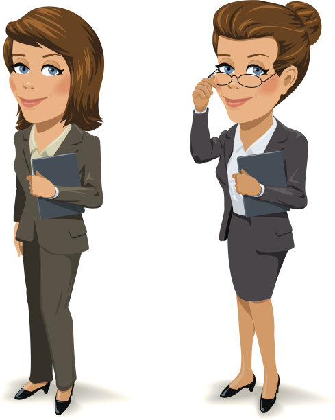 商业女性图片下载